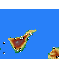Nearby Forecast Locations - Tenerife/North - Harita