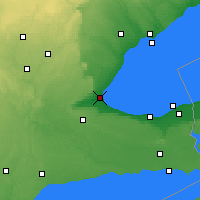 Nearby Forecast Locations - Burlington - Harita