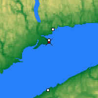 Nearby Forecast Locations - Pointe-Lebel - Harita