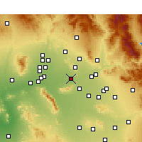 Nearby Forecast Locations - Phoenix - Harita