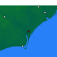 Nearby Forecast Locations - Wilmington - Harita