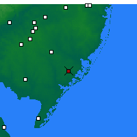 Nearby Forecast Locations - Atlantic City - Harita