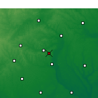 Nearby Forecast Locations - Fort Bragg - Harita