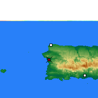 Nearby Forecast Locations - Mayagüez - Harita