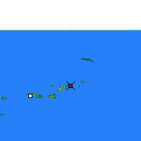 Nearby Forecast Locations - Tortola - Harita