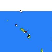 Nearby Forecast Locations - Saint Kitts - Harita