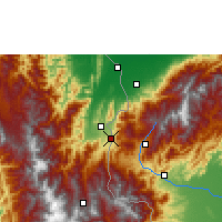 Nearby Forecast Locations - San Antonio del Táchira - Harita