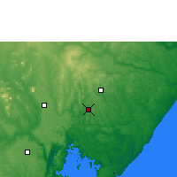 Nearby Forecast Locations - Alagoinhas - Harita