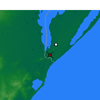 Nearby Forecast Locations - Chuí - Harita