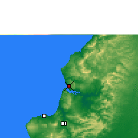 Nearby Forecast Locations - Bahía de Caráquez - Harita