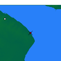 Nearby Forecast Locations - Punta Indio - Harita