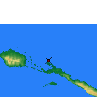 Nearby Forecast Locations - Kavieng - Harita