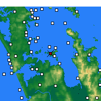 Nearby Forecast Locations - Waiheke Adası - Harita