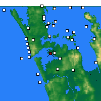 Nearby Forecast Locations - Auckland - Harita