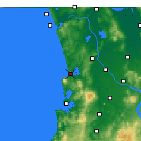 Nearby Forecast Locations - Raglan - Harita