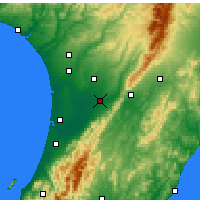 Nearby Forecast Locations - Palmerston North - Harita