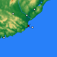 Nearby Forecast Locations - Nugget Point Aws - Harita
