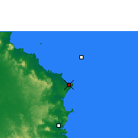 Nearby Forecast Locations - Cape Flattery - Harita