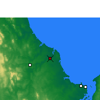 Nearby Forecast Locations - Bundaberg - Harita