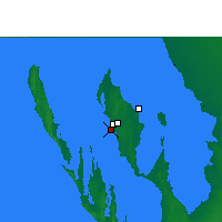 Nearby Forecast Locations - Shark Bay Denham - Harita