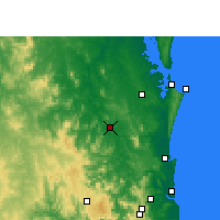 Nearby Forecast Locations - Gympie - Harita
