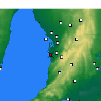 Nearby Forecast Locations - Adelaide - Harita