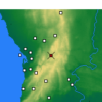 Nearby Forecast Locations - Mount Crawford - Harita