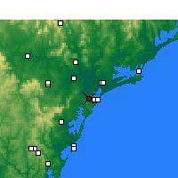 Nearby Forecast Locations - Newcastle Uni - Harita
