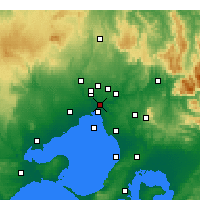 Nearby Forecast Locations - Melbourne Regional Office - Harita