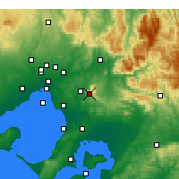 Nearby Forecast Locations - Dunns Hill - Harita