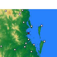 Nearby Forecast Locations - Redcliffe - Harita