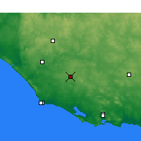 Nearby Forecast Locations - Northcliffe - Harita