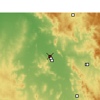 Nearby Forecast Locations - Gunnedah - Harita