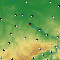 Nearby Forecast Locations - Meißen - Harita