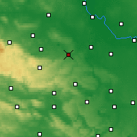 Nearby Forecast Locations - Aschersleben - Harita