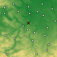 Nearby Forecast Locations - Weißenfels - Harita