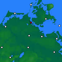 Nearby Forecast Locations - Stralsund - Harita
