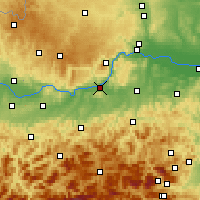 Nearby Forecast Locations - Melk - Harita