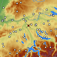 Nearby Forecast Locations - Baden - Harita