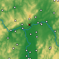Nearby Forecast Locations - Hofheim - Harita