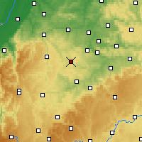 Nearby Forecast Locations - Böblingen - Harita