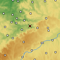 Nearby Forecast Locations - Göppingen - Harita