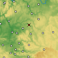 Nearby Forecast Locations - Künzelsau - Harita