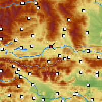 Nearby Forecast Locations - Völkermarkt - Harita