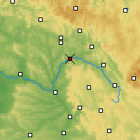 Nearby Forecast Locations - Lichtenfels - Harita