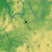 Nearby Forecast Locations - Tauberbischofsheim - Harita