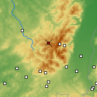 Nearby Forecast Locations - Gérardmer - Harita