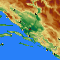 Nearby Forecast Locations - Metković - Harita