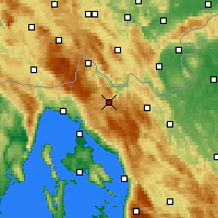 Nearby Forecast Locations - Delnice - Harita