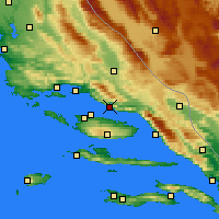 Nearby Forecast Locations - Omiš - Harita